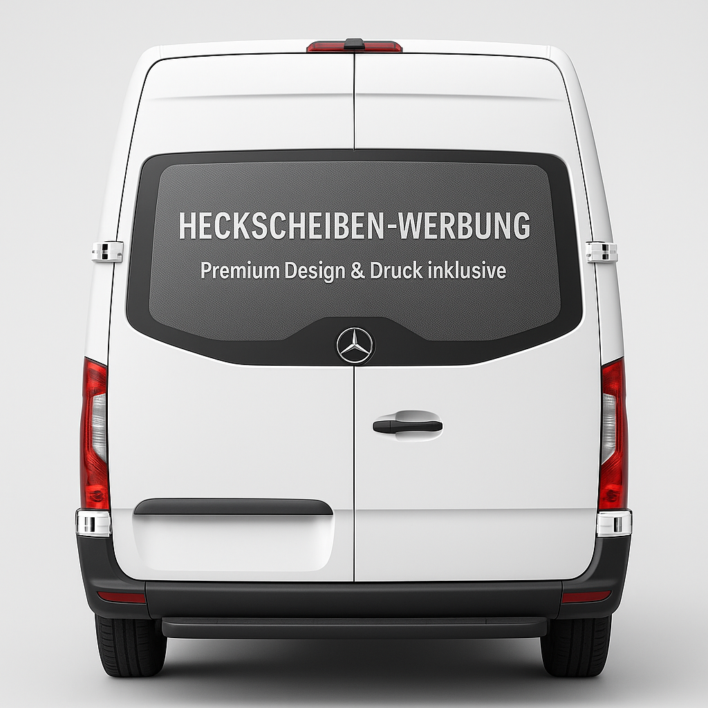 Heckscheiben-Werbung – Premium Design & Druck