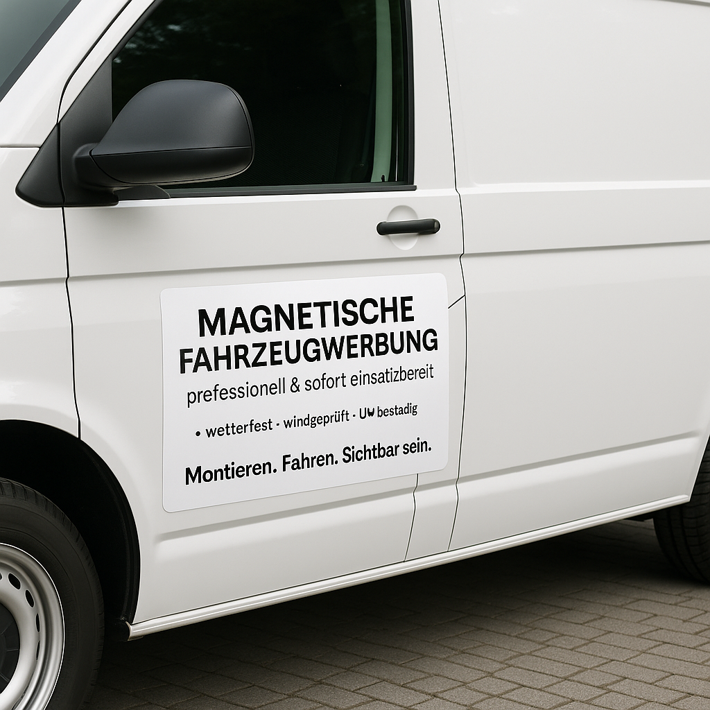 Magnetische Fahrzeugwerbung – Premium Design & Druck