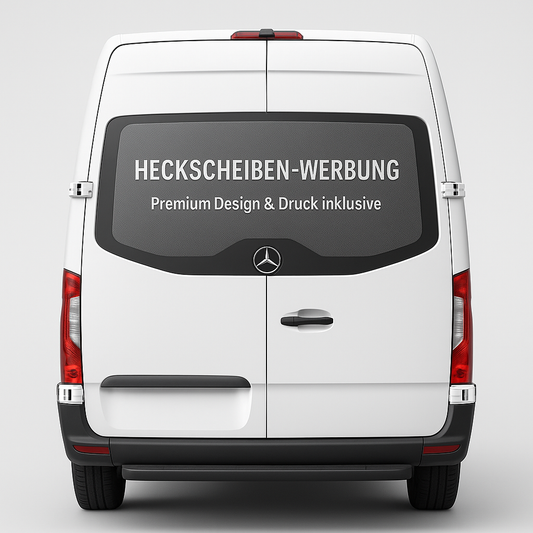 Heckscheiben-Werbung – Premium Design & Druck
