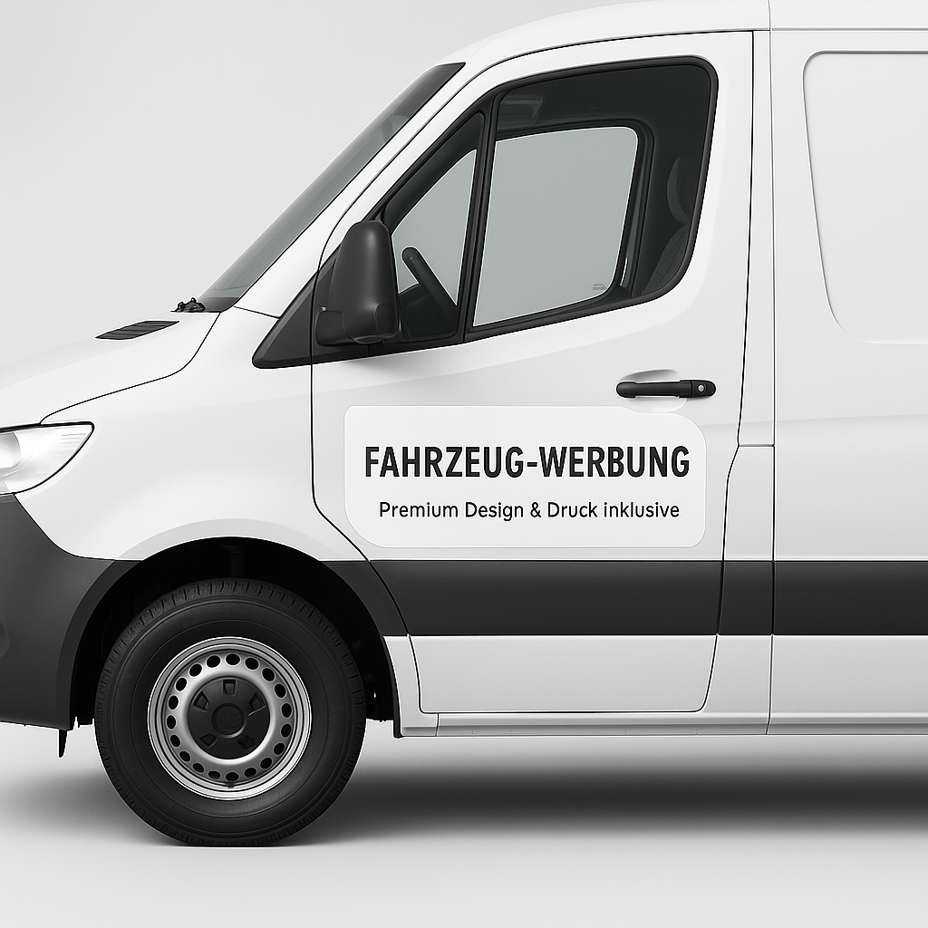 Fahrzeug-Werbung – Premium Design & Druck inklusive