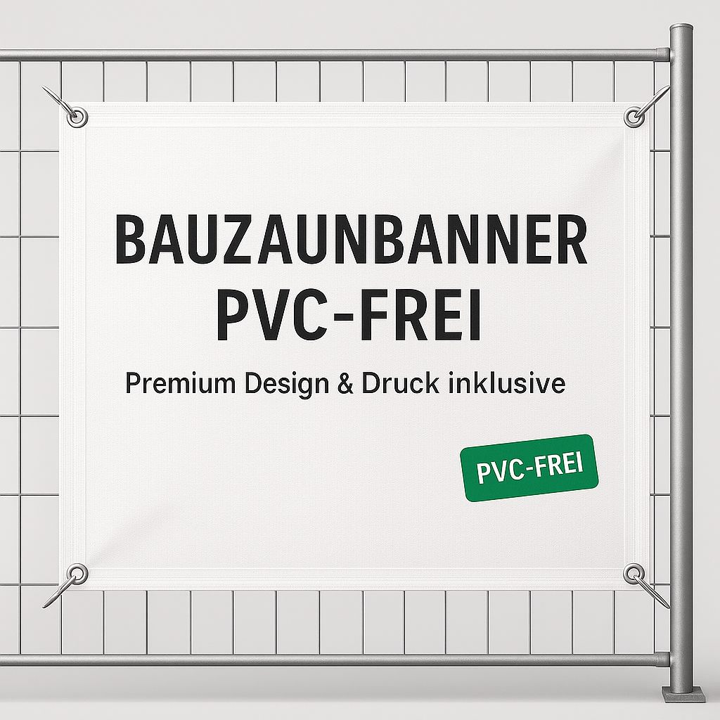Bauzaunbanner PVC-frei – Premium Design & Druck