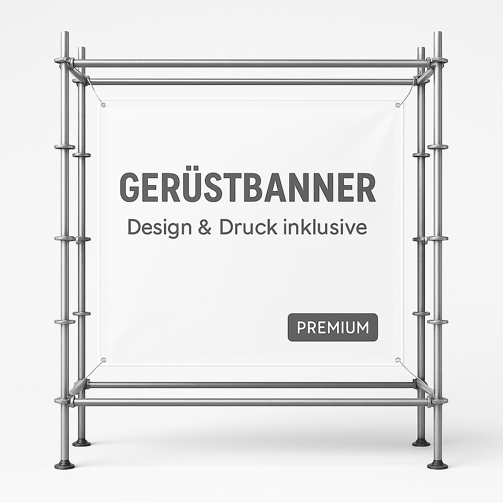 Gerüstbanner – Premium Sichtbarkeit für Fassaden & Baustellen