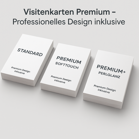 Visitenkarten Premium (85 x 55 mm Querformat)